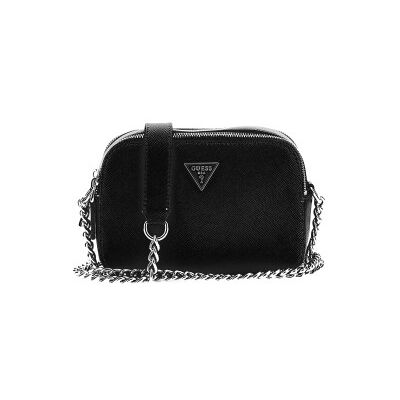 Guess pour femme. HWZG9672140 Mini sac à bandoulière Noelle saffiano noir (OSFA), Casuel, Fête, Polyuréthane - Publicité Guess pour femme. HWZG9672140 Mini sac à bandoulière Noelle saffiano noir (OSFA), Casuel, Fête, Polyuréthane - Publicité