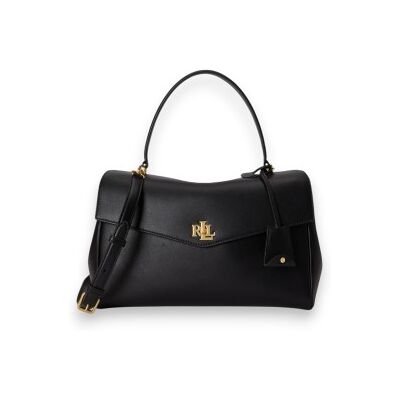 Lauren Ralph Lauren pour femme. 431P11738002 Sac satchel Farrah moyen en cuir napa noir (OSFA), Casuel - Publicité Lauren Ralph Lauren pour femme. 431P11738002 Sac satchel Farrah moyen en cuir napa noir (OSFA), Casuel - Publicité