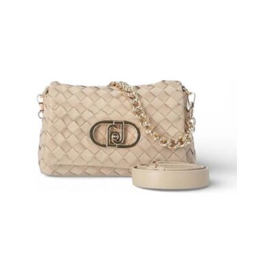 Liu Jo pour femme. AA6148-T385A Sac à bandoulière tressé beige (OSFA), Casuel, Polyester - Publicité Liu Jo pour femme. AA6148-T385A Sac à bandoulière tressé beige (OSFA), Casuel, Polyester - Publicité