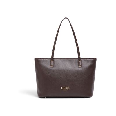 Liu Jo pour femme. AF6071-E1120 Petit sac tote marron (OSFA), Casuel, Polyester - Publicité Liu Jo pour femme. AF6071-E1120 Petit sac tote marron (OSFA), Casuel, Polyester - Publicité