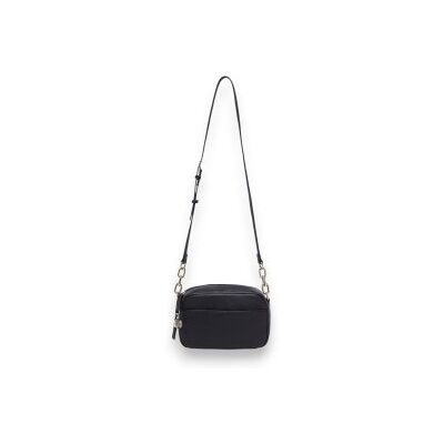 Liu Jo pour femme. AF6040-ES039 Sac bandoulière moyen noir (OSFA), Casuel, Polyester - Publicité Liu Jo pour femme. AF6040-ES039 Sac bandoulière moyen noir (OSFA), Casuel, Polyester - Publicité