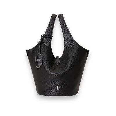 Polo Ralph Lauren pour femme. 428P21989008 Sac cabas Polo Play en cuir noir (OSFA), Casuel - Publicité Polo Ralph Lauren pour femme. 428P21989008 Sac cabas Polo Play en cuir noir (OSFA), Casuel - Publicité