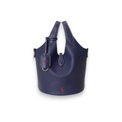 Polo Ralph Lauren pour femme. 428P21988006 Sac tote et bandoulière Polo Play en cuir marine (OSFA), Casuel - Publicité Polo Ralph Lauren pour femme. 428P21988006 Sac tote et bandoulière Polo Play en cuir marine (OSFA), Casuel - Publicité