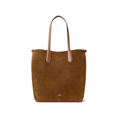Polo Ralph Lauren pour femme. 428968152001 Sac tote Bellport en daim marron (OSFA), Casuel, Cuir - Publicité Polo Ralph Lauren pour femme. 428968152001 Sac tote Bellport en daim marron (OSFA), Casuel, Cuir - Publicité