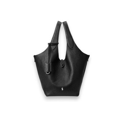 Polo Ralph Lauren pour femme. 428938031019 Sac tote Polo Play en cuir noir (OSFA), Casuel - Publicité Polo Ralph Lauren pour femme. 428938031019 Sac tote Polo Play en cuir noir (OSFA), Casuel - Publicité