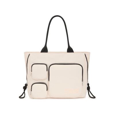 TOUS pour femme. 2002138001 Shopper Large Roomy beige (OSFA), Casuel, Polyuréthane - Publicité TOUS pour femme. 2002138001 Shopper Large Roomy beige (OSFA), Casuel, Polyuréthane - Publicité