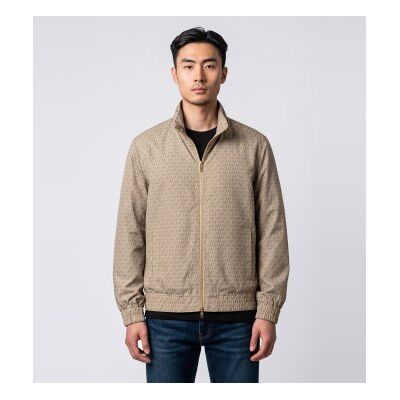 Michael Kors pour homme. CS620972M9 Coupe-vent imprimé Sig beige (M), Casuel, Polister recyclé, Durable - Publicité Michael Kors pour homme. CS620972M9 Coupe-vent imprimé Sig beige (M), Casuel, Polister recyclé, Durable - Publicité