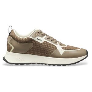 Boss pour homme. 50513195 Trainers Jonah Runn beige (42), Plat, 1 à 3 cm, Lacets, Casuel - Publicité Boss pour homme. 50513195 Trainers Jonah Runn beige (42), Plat, 1 à 3 cm, Lacets, Casuel - Publicité