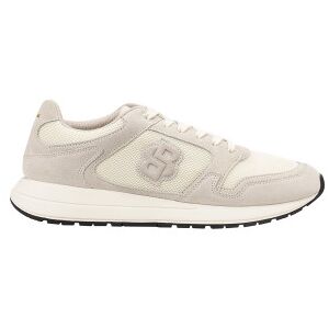 Boss pour homme. 50554612 Baskets en cuir beige Vinston (41), Plat, Lacets, Casuel - Publicité Boss pour homme. 50554612 Baskets en cuir beige Vinston (41), Plat, Lacets, Casuel - Publicité