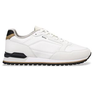 Boss pour homme. 50552914 Chaussures de Parkour blanches (41), Plat, Lacets, Casuel - Publicité Boss pour homme. 50552914 Chaussures de Parkour blanches (41), Plat, Lacets, Casuel - Publicité