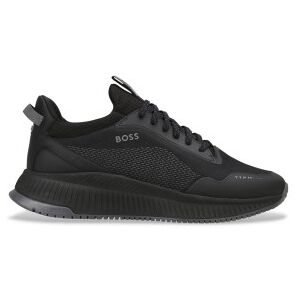 Boss pour homme. 50548700 Chaussures Slon noires (42), Plat, Lacets, Casuel - Publicité Boss pour homme. 50548700 Chaussures Slon noires (42), Plat, Lacets, Casuel - Publicité