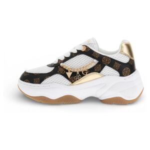 Guess pour femme. FLPHARFAL12 Baskets Harpaa blancs (37), Plat, Lacets, Casuel - Publicité Guess pour femme. FLPHARFAL12 Baskets Harpaa blancs (37), Plat, Lacets, Casuel - Publicité