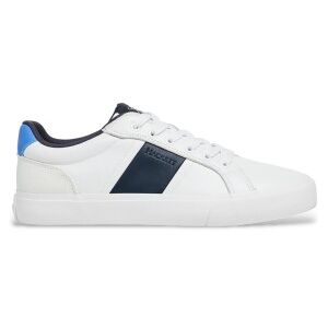 Hackett London pour homme. HMS200105 Blake Handle Leather Sneakers white (41), Cuir, Blanc, Plat, Lacets, Casuel - Publicité Hackett London pour homme. HMS200105 Blake Handle Leather Sneakers white (41), Cuir, Blanc, Plat, Lacets, Casuel - Publicité