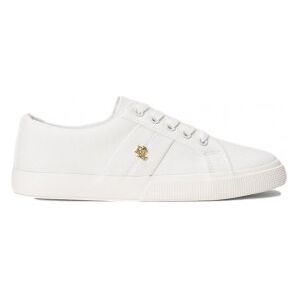 Ralph Lauren Janson II Baskets en toile blanche - Chaussures - Publicité Ralph Lauren Janson II Baskets en toile blanche - Chaussures - Publicité