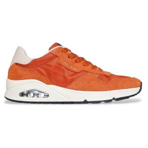 Skechers pour homme. 183053 Baskets en cuir Uno Vintage Dayz orange (44), Plat, Lacets, Casuel - Publicité Skechers pour homme. 183053 Baskets en cuir Uno Vintage Dayz orange (44), Plat, Lacets, Casuel - Publicité