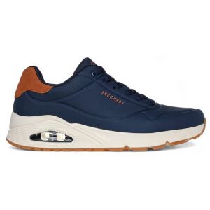 Skechers pour homme. 183004 Baskets Uno Suited On Air navy (45), Plat, Lacets, Casuel, Marine - Publicité Skechers pour homme. 183004 Baskets Uno Suited On Air navy (45), Plat, Lacets, Casuel, Marine - Publicité