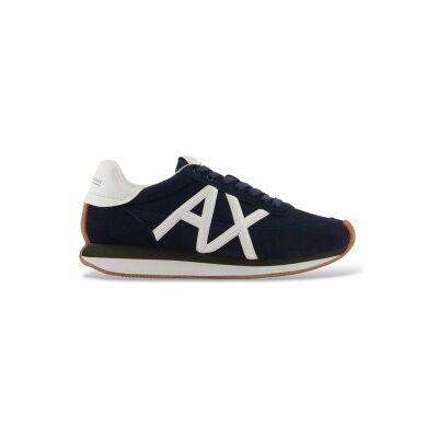 Giorgio Armani A X Armani Exchange pour homme. XM001750AF19396MB005 Trainers Royale navy blue (41), Cuir, Lacets, Sport, Vert, Marine - Publicité Giorgio Armani A X Armani Exchange pour homme. XM001750AF19396MB005 Trainers Royale navy blue (41), Cuir, Lacets, Sport, Vert, Marine - Publicité
