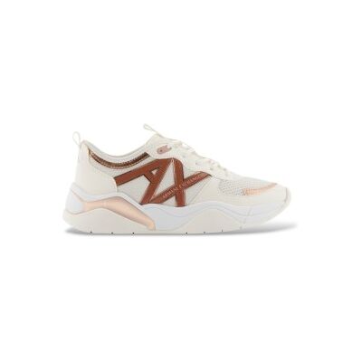 Giorgio Armani A X Armani Exchange pour femme. XW002230AF21432MZ431 Trainers Big Logo white (38), Éco-cuir, Bleu, 3 à 5 cm, Lacets, Casuel - Publicité Giorgio Armani A X Armani Exchange pour femme. XW002230AF21432MZ431 Trainers Big Logo white (38), Éco-cuir, Bleu, 3 à 5 cm, Lacets, Casuel - Publicité
