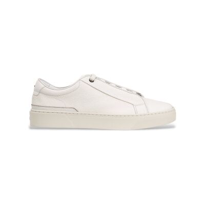 Boss pour homme. 50545153 Chaussures en cuir Gary Tenn blanc (40), Plat, Lacets, Casuel - Publicité Boss pour homme. 50545153 Chaussures en cuir Gary Tenn blanc (40), Plat, Lacets, Casuel - Publicité