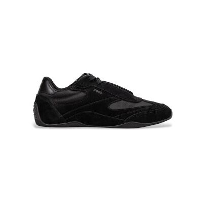 Boss pour homme. 50557884 Jaylen Leather Sneakers black (43), Cuir, Noir, Plat, Lacets, Casuel - Publicité Boss pour homme. 50557884 Jaylen Leather Sneakers black (43), Cuir, Noir, Plat, Lacets, Casuel - Publicité
