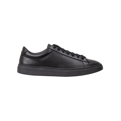 Boss pour homme. 50552853 Kieran Leather Sneakers black (43), Cuir, Noir, Plat, Lacets, Casuel - Publicité Boss pour homme. 50552853 Kieran Leather Sneakers black (43), Cuir, Noir, Plat, Lacets, Casuel - Publicité