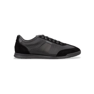 Boss pour homme. 50557886 Trainers Nitan Low black (43), Noir, Plat, Lacets, Casuel - Publicité Boss pour homme. 50557886 Trainers Nitan Low black (43), Noir, Plat, Lacets, Casuel - Publicité