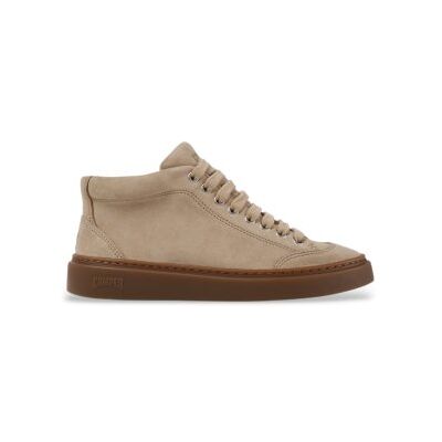 Camper pour femme. K400858-002 Baskets montantes en cuir Runner Twentyfive beige (40), Plat, Lacets, Casuel - Publicité Camper pour femme. K400858-002 Baskets montantes en cuir Runner Twentyfive beige (40), Plat, Lacets, Casuel - Publicité