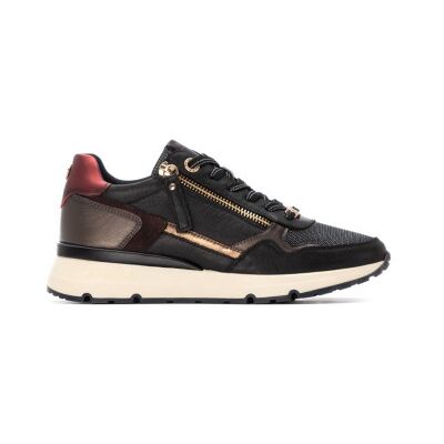 Carmela pour femme. 16251702-NEGRO Baskets en cuir 162517 noir (37), Plat, Lacets, Casuel - Publicité Carmela pour femme. 16251702-NEGRO Baskets en cuir 162517 noir (37), Plat, Lacets, Casuel - Publicité