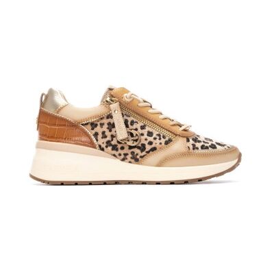 Carmela pour femme. 16265301-BEIGE Baskets en cuir marron 162653 (37), 3 à 5 cm, Lacets, Casuel - Publicité Carmela pour femme. 16265301-BEIGE Baskets en cuir marron 162653 (37), 3 à 5 cm, Lacets, Casuel - Publicité