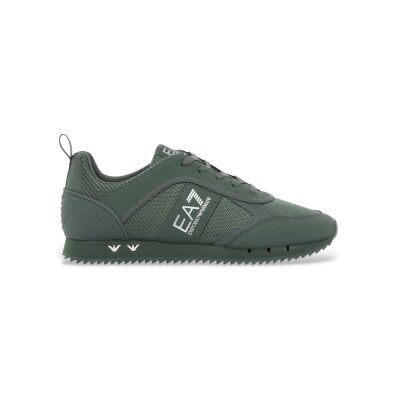 EA7 unisex. 7X000337_AF18613 Chaussures noires et blanches en carbone vert (40), Plat, Lacets, Sport - Publicité EA7 unisex. 7X000337_AF18613 Chaussures noires et blanches en carbone vert (40), Plat, Lacets, Sport - Publicité