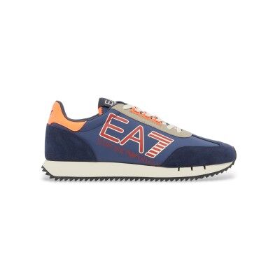EA7 unisex. 7X000541_AF18609 Trainers Black & White Vintage navy (44 2/3), Noir, Bleu, Tissu, Lacets, Sport - Publicité EA7 unisex. 7X000541_AF18609 Trainers Black & White Vintage navy (44 2/3), Noir, Bleu, Tissu, Lacets, Sport - Publicité