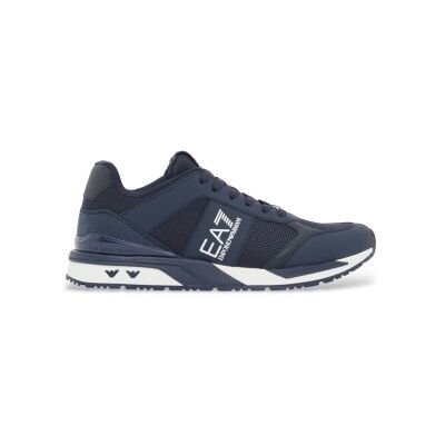 EA7 unisex. 7X000656_AF13550 Chaussures Black&White; Evo navy (44), Bleu, Tissu, Plat, Lacets, Casuel, Marine - Publicité EA7 unisex. 7X000656_AF13550 Chaussures Black&White; Evo navy (44), Bleu, Tissu, Plat, Lacets, Casuel, Marine - Publicité