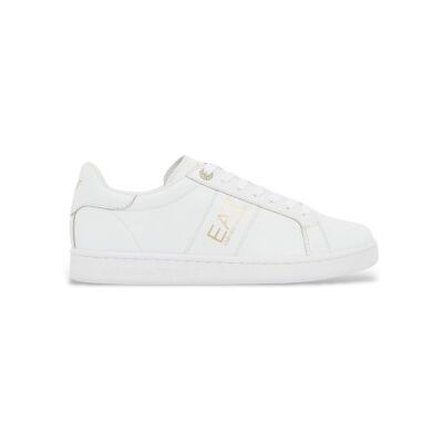 EA7 unisex. 7X000332_AF10848 Baskets classiques en cuir Ea7 White (44), Blanc, Plat, 1 à 3 cm, Lacets, Casuel, Sport - Publicité EA7 unisex. 7X000332_AF10848 Baskets classiques en cuir Ea7 White (44), Blanc, Plat, 1 à 3 cm, Lacets, Casuel, Sport - Publicité