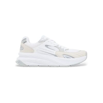 EA7 unisex. 7X000342_AF18617 Crusher Sonic Mix Chaussures Blanc (42), Tissu, Plat, Lacets, Sport - Publicité EA7 unisex. 7X000342_AF18617 Crusher Sonic Mix Chaussures Blanc (42), Tissu, Plat, Lacets, Sport - Publicité