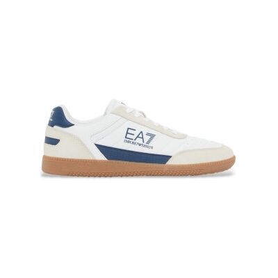 EA7 unisex. 7X000406_AF19827 Heritage Leather Sneakers White (42), Cuir, Blanc, Plat, 1 à 3 cm, Lacets, Casuel, Sport - Publicité EA7 unisex. 7X000406_AF19827 Heritage Leather Sneakers White (42), Cuir, Blanc, Plat, 1 à 3 cm, Lacets, Casuel, Sport - Publicité