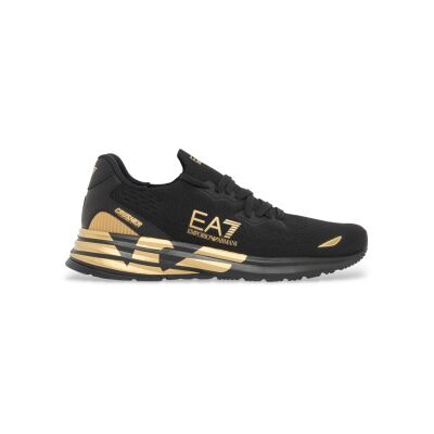 EA7 pour femme. 7X000652_AF18639 Chaussures Crusher Distance Knit 2.0 noir (44), Plat, Lacets, Casuel - Publicité EA7 pour femme. 7X000652_AF18639 Chaussures Crusher Distance Knit 2.0 noir (44), Plat, Lacets, Casuel - Publicité