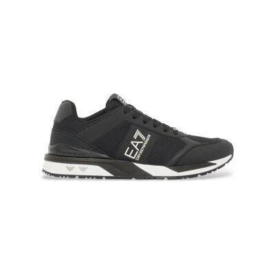 EA7 pour femme. 7X000656_AF13550 Trainers Evolution black (44), Noir, Plat, Lacets, Casuel - Publicité EA7 pour femme. 7X000656_AF13550 Trainers Evolution black (44), Noir, Plat, Lacets, Casuel - Publicité
