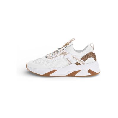 Guess pour femme. FLPGENFAP12 Genga Sneakers blanc (39), Plat, Lacets, Casuel - Publicité Guess pour femme. FLPGENFAP12 Genga Sneakers blanc (39), Plat, Lacets, Casuel - Publicité