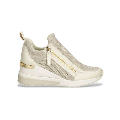 Michael Kors - Willis Wedge Trainer - Beige - Sneakers - Publicité Michael Kors - Willis Wedge Trainer - Beige - Sneakers - Publicité