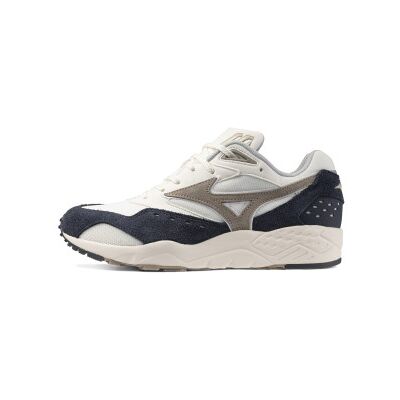 Mizuno pour homme. D1GA2369 Chaussures en cuir Contender S blanc, bleu (40), Plat, Lacets, Casuel - Publicité Mizuno pour homme. D1GA2369 Chaussures en cuir Contender S blanc, bleu (40), Plat, Lacets, Casuel - Publicité