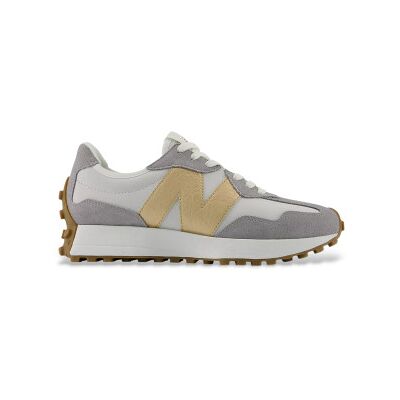 New Balance pour femme. W327V1_LI Chaussures 327 gris (39), Plat, Lacets, Casuel - Publicité New Balance pour femme. W327V1_LI Chaussures 327 gris (39), Plat, Lacets, Casuel - Publicité