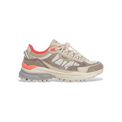 Pepe Jeans pour femme. PLS600027 Darren Trek - Baskets en cuir beige (38), Plat, 1 à 3 cm, Lacets, Casuel - Publicité Pepe Jeans pour femme. PLS600027 Darren Trek - Baskets en cuir beige (38), Plat, 1 à 3 cm, Lacets, Casuel - Publicité