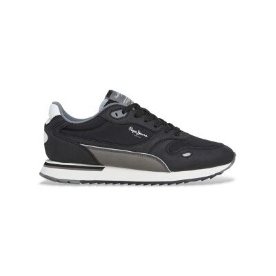 Pepe Jeans pour homme. PMS400007 Formateurs Bexley South noir (46), Plat, Lacets, Casuel - Publicité Pepe Jeans pour homme. PMS400007 Formateurs Bexley South noir (46), Plat, Lacets, Casuel - Publicité