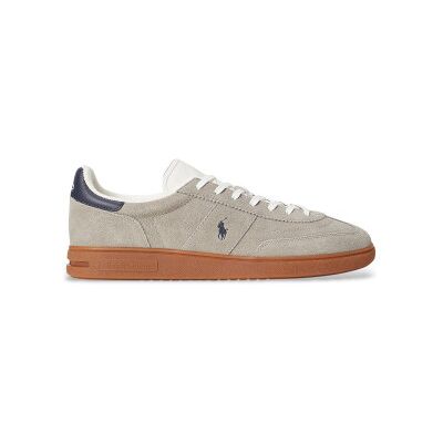 Polo Ralph Lauren pour homme. 809P09753004 Bedford Leather Sneakers grey (46), Cuir, Plat, Lacets, Casuel, Gris - Publicité Polo Ralph Lauren pour homme. 809P09753004 Bedford Leather Sneakers grey (46), Cuir, Plat, Lacets, Casuel, Gris - Publicité