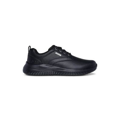 Skechers pour homme. 210661 Chaussures en cuir Delson 3.0 Glavine noir (44), Plat, Lacets, Casuel - Publicité Skechers pour homme. 210661 Chaussures en cuir Delson 3.0 Glavine noir (44), Plat, Lacets, Casuel - Publicité
