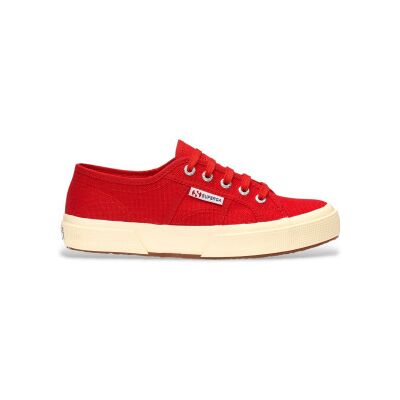 Superga unisex. S000010 Trainers 2750 Cotu Classic red (36), Rouge, Tissu, Plat, Lacets, Casuel - Publicité Superga unisex. S000010 Trainers 2750 Cotu Classic red (36), Rouge, Tissu, Plat, Lacets, Casuel - Publicité