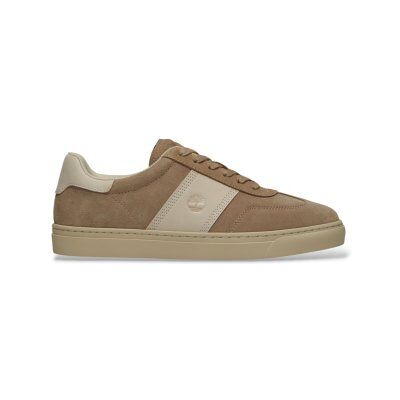 Timberland pour homme. TB0A43GGEW11 Baskets en cuir Lisbon Street beige (47.5 W), Plat, Lacets, Casuel - Publicité Timberland pour homme. TB0A43GGEW11 Baskets en cuir Lisbon Street beige (47.5 W), Plat, Lacets, Casuel - Publicité