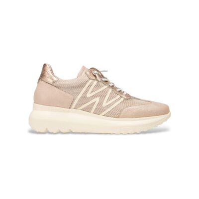 Wonders pour femme. A-4001 Baskets Azure nude (36), Cuir, 3 à 5 cm, Lacets, Casuel - Publicité Wonders pour femme. A-4001 Baskets Azure nude (36), Cuir, 3 à 5 cm, Lacets, Casuel - Publicité
