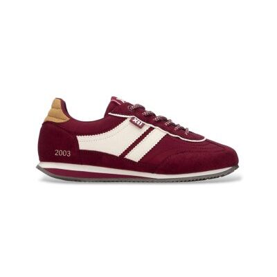 Xti pour femme. 14611802-BURDEOS Chaussures de sport 146118 rouge (37), Tissu, Plat, Lacets, Casuel - Publicité Xti pour femme. 14611802-BURDEOS Chaussures de sport 146118 rouge (37), Tissu, Plat, Lacets, Casuel - Publicité
