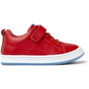 Camper unisex pour enfant. K800529-002 Baskets en cuir Runner Four rouge (22), Plat, Velcro, Casuel, mode enfantine - Publicité